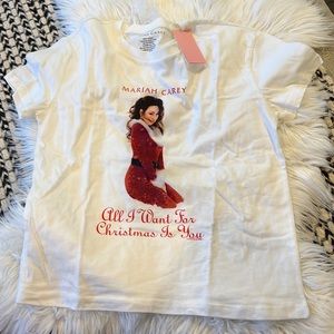 Mariah carey all I want for Christmas is you tee